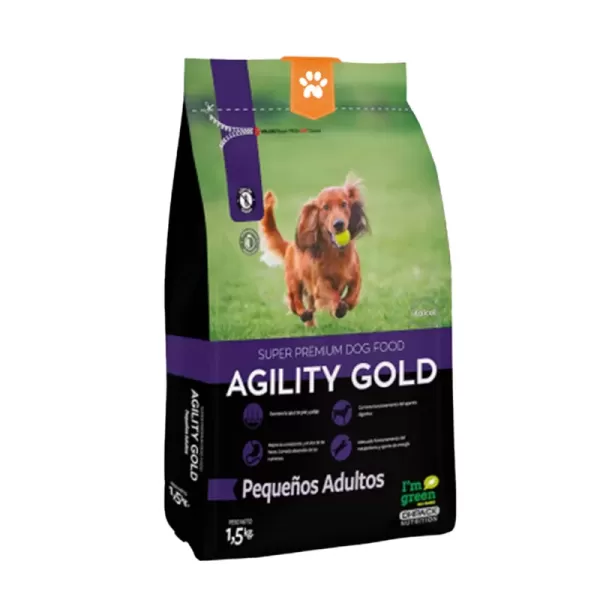 Agility Gold Pequeños Adultos x 1.5Kg