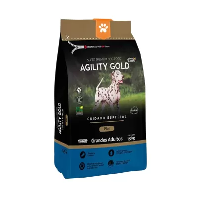 Agility Gold Piel Razas Grandes Adultos 1.5Kg | Cuidado de piel y pelaje saludable