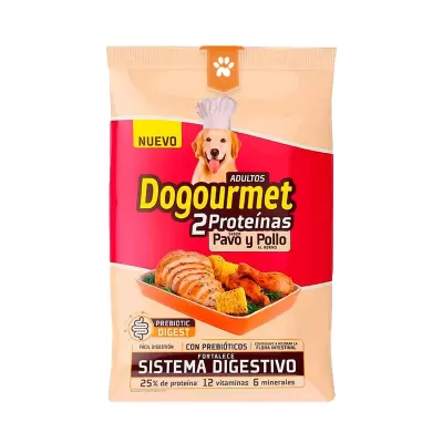 Dogourmet Pavo y Pollo | Alimento completo con sabor irresistible